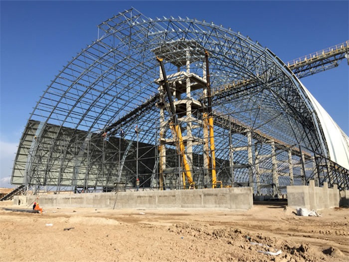 保山煤机油桶翘工程网架